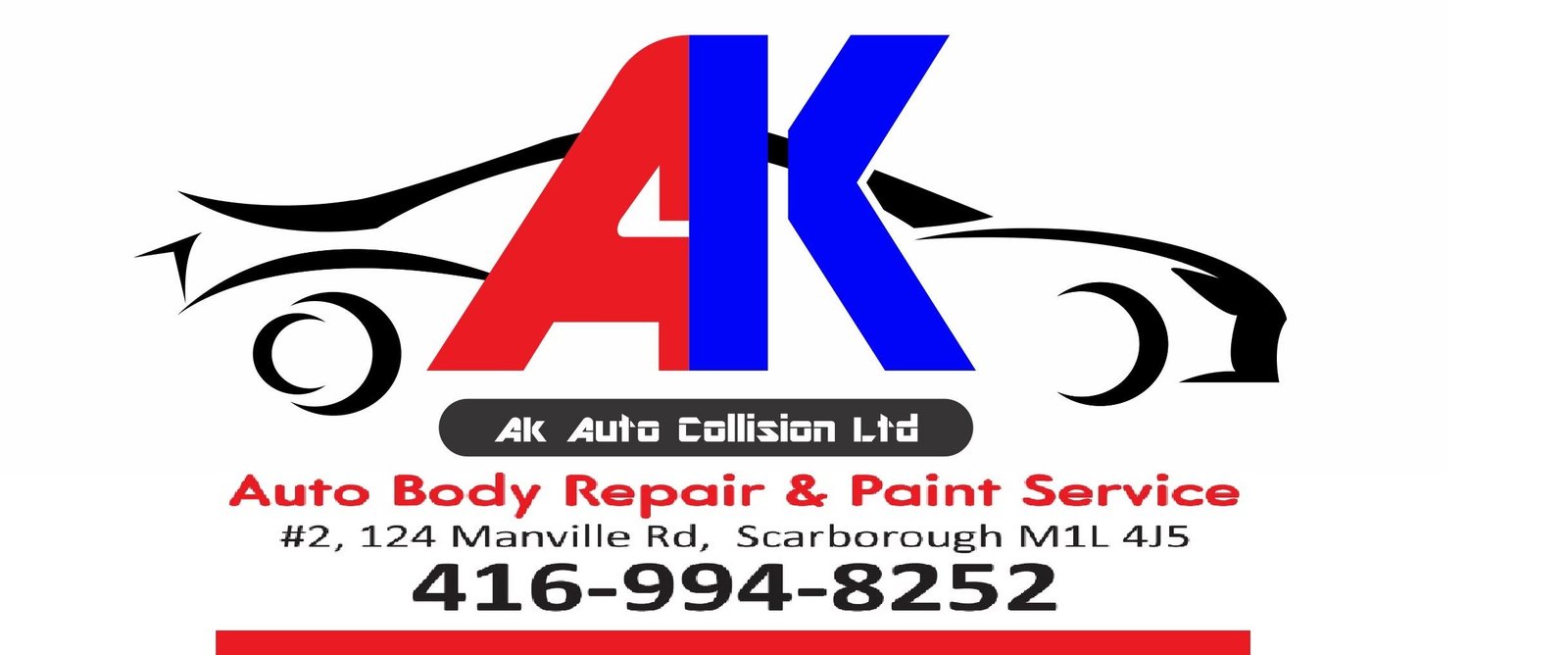 AK Auto Collision LTD. banner